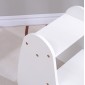 ΠΑΙΔΙΚΗ ΣΚΑΛΑ/ΣΚΑΜΠΟ RICKI HM18340.03 MDF & ΚΟΝΤΡΑΠΛΑΚΕ ΛΕΥΚΟ 33x43.5x40.5Υεκ