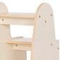 ΠΑΙΔΙΚΗ ΣΚΑΛΑ/ΣΚΑΜΠΟ RICKI HM18340.01 MDF & ΚΟΝΤΡΑΠΛΑΚΕ ΦΥΣΙΚΟ 33x43.5x40.5Υεκ