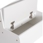 ΠΑΓΚΑΚΙ ΠΑΙΔΙΚΟ ΜΕ ΑΠΟΘ.ΧΩΡΟ RICKI HM18342.03 MDF & ΚΟΝΤΡΑΠΛΑΚΕ ΛΕΥΚΟ 63x43x47Υεκ