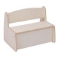 ΠΑΓΚΑΚΙ ΠΑΙΔΙΚΟ ΜΕ ΑΠΟΘ.ΧΩΡΟ RICKI HM18342.01 MDF & ΚΟΝΤΡΑΠΛΑΚΕ ΦΥΣΙΚΟ 63x43x47Υεκ