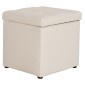 ΣΚΑΜΠΟ PRO CUBE HM224.02 PU ΜΕ ΑΠΟΘΗΚΕΥΤΙΚΟ ΧΩΡΟ- ΛΕΥΚΟ 38x38x36,5Υεκ.