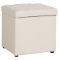 ΣΚΑΜΠΟ PRO CUBE HM224.02 PU ΜΕ ΑΠΟΘΗΚΕΥΤΙΚΟ ΧΩΡΟ- ΛΕΥΚΟ 38x38x36,5Υεκ.