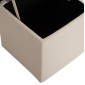ΣΚΑΜΠΟ PRO CUBE HM224.02 PU ΜΕ ΑΠΟΘΗΚΕΥΤΙΚΟ ΧΩΡΟ- ΛΕΥΚΟ 38x38x36,5Υεκ.