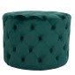 ΣΚΑΜΠΟ KASSIE ΚΥΠΑΡΙΣΣΙ ΒΕΛΟΥΔΟ ΤΥΠΟΥ CHESTERFIELD HM8406.03 Φ60x43Υ εκ.
