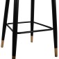 ΣΚΑΜΠΟ ΜΠΑΡ SERENITY HM8519.01 ΑΠΟ ΒΕΛΟΥΔΟ ΓΚΡΙ ΜΕ ΜΕΤΑΛΛΙΚΟ ΣΚΕΛΕΤΟ 51Χ57Χ110Υ εκ.