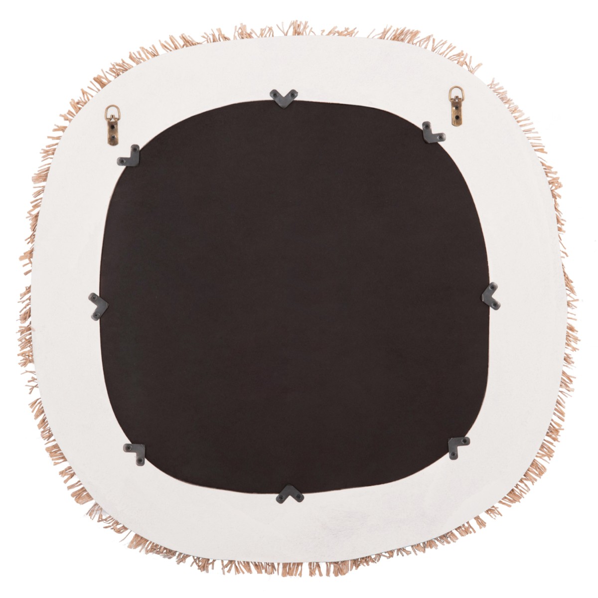 ΚΑΘΡΕΠΤΗΣ ΤΟΙΧΟΥ ΣΕΙΡΑ SANTORINI HM4527 MDF ΥΠΟΛΕΥΚΟ-ΔΙΑΚΟΣΜΗΣΗ ΣΕ ΜΠΕΖ 78x1,8x78Υεκ.