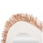 ΚΑΘΡΕΠΤΗΣ ΤΟΙΧΟΥ ΣΕΙΡΑ SANTORINI HM4528 MDF ΥΠΟΛΕΥΚΟ-ΔΙΑΚΟΣΜΗΣΗ ΣΕ ΜΠΕΖ 60x2x80Υεκ.