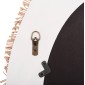 ΚΑΘΡΕΠΤΗΣ ΤΟΙΧΟΥ ΣΕΙΡΑ SANTORINI HM4528 MDF ΥΠΟΛΕΥΚΟ-ΔΙΑΚΟΣΜΗΣΗ ΣΕ ΜΠΕΖ 60x2x80Υεκ.