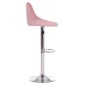ΣΚΑΜΠΟ ΜΠΑΡ ROSE HM204.42 ΜΕ ΑΜΟΡΤΙΣΕΡ ΧΡΩΜΙΟΥ & ΣΑΠΙΟ ΜΗΛΟ ΒΕΛΟΥΔΟ 48x45x105Υεκ.