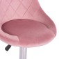 ΣΚΑΜΠΟ ΜΠΑΡ ROSE HM204.42 ΜΕ ΑΜΟΡΤΙΣΕΡ ΧΡΩΜΙΟΥ & ΣΑΠΙΟ ΜΗΛΟ ΒΕΛΟΥΔΟ 48x45x105Υεκ.