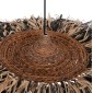 ΦΩΤΙΣΤΙΚΟ ΟΡΟΦΗΣ ORDEM HM4715 ΚΑΠΕΛΟ ΙΝΕΣ SISAL & ΜΠΑΝΑΝΑΣ-ΜΑΥΡΟ & ΦΥΣΙΚΟ Φ75εκ