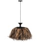 ΦΩΤΙΣΤΙΚΟ ΟΡΟΦΗΣ ORDEM HM4716 ΚΑΠΕΛΟ ΙΝΕΣ SISAL & ΜΠΑΝΑΝΑΣ-ΜΑΥΡΟ & ΦΥΣΙΚΟ Φ60x50Υεκ