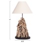 ΕΠΙΤΡΑΠΕΖΙΟ ΦΩΤΙΣΤΙΚΟ TWIGGY HM4423 DRIFTWOOD & ΛΕΥΚΟ ΚΑΠΕΛΟ Φ35x61Υεκ.