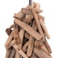 ΕΠΙΤΡΑΠΕΖΙΟ ΦΩΤΙΣΤΙΚΟ TWIGGY HM4423 DRIFTWOOD & ΛΕΥΚΟ ΚΑΠΕΛΟ Φ35x61Υεκ.