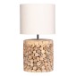 ΕΠΙΤΡΑΠΕΖΙΟ ΚΥΛΙΝΔΡΙΚΟ ΦΩΤΙΣΤΙΚΟ TWIGGY HM4427 DRIFTWOOD & ΜΠΕΖ ΚΑΠΕΛΟ Φ24.5x45Υεκ.