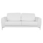 ΚΑΝΑΠΕΣ 3ΘΕΣΙΟΣ KENZIE HM3121.32 ΜΕ ΛΕΥΚΟ PU 190x81x81 εκ.