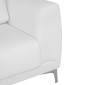 ΚΑΝΑΠΕΣ 3ΘΕΣΙΟΣ KENZIE HM3121.32 ΜΕ ΛΕΥΚΟ PU 190x81x81 εκ.