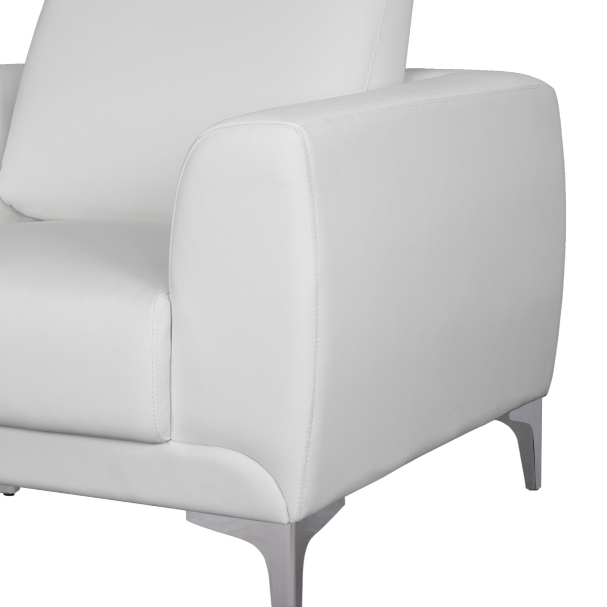 ΠΟΛΥΘΡΟΝΑ KENZIE HM3121.12 ΜΕ ΛΕΥΚΟ PU 89x81x81 εκ.