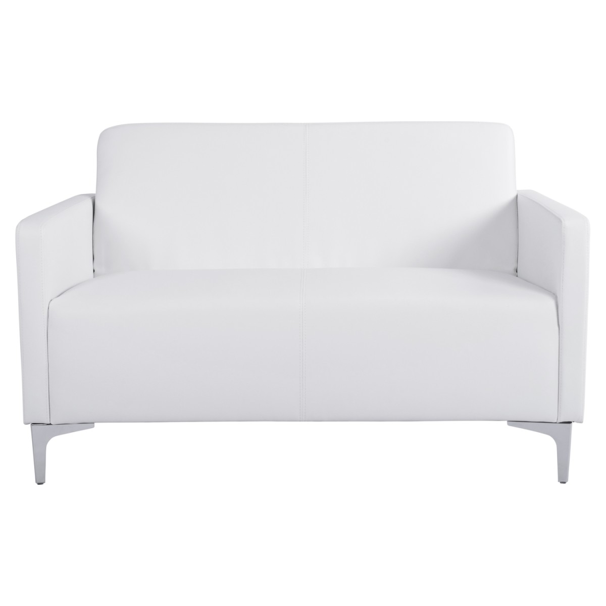 ΚΑΝΑΠΕΣ 2ΘΕΣΙΟΣ NELLIE HM3159.22 ΜΕ ΛΕΥΚΟ PU 113x71x71Υ εκ.