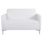 ΚΑΝΑΠΕΣ 2ΘΕΣΙΟΣ NELLIE HM3159.22 ΜΕ ΛΕΥΚΟ PU 113x71x71Υ εκ.
