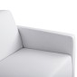 ΚΑΝΑΠΕΣ 2ΘΕΣΙΟΣ NELLIE HM3159.22 ΜΕ ΛΕΥΚΟ PU 113x71x71Υ εκ.