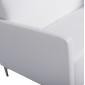 ΚΑΝΑΠΕΣ 2ΘΕΣΙΟΣ NELLIE HM3159.22 ΜΕ ΛΕΥΚΟ PU 113x71x71Υ εκ.