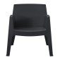 ΠΟΛΥΘΡΟΝΑ ΠΟΛΥΠΡΟΠΥΛΕΝΙΟΥ LOUNGE SLEEK HM6365.02 ΜΑΥΡΟ 62x68x73Υεκ.