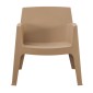 ΠΟΛΥΘΡΟΝΑ ΠΟΛΥΠΡΟΠΥΛΕΝΙΟΥ LOUNGE SLEEK HM6365.03 CAPPUCCINO 62x68x73Υεκ.
