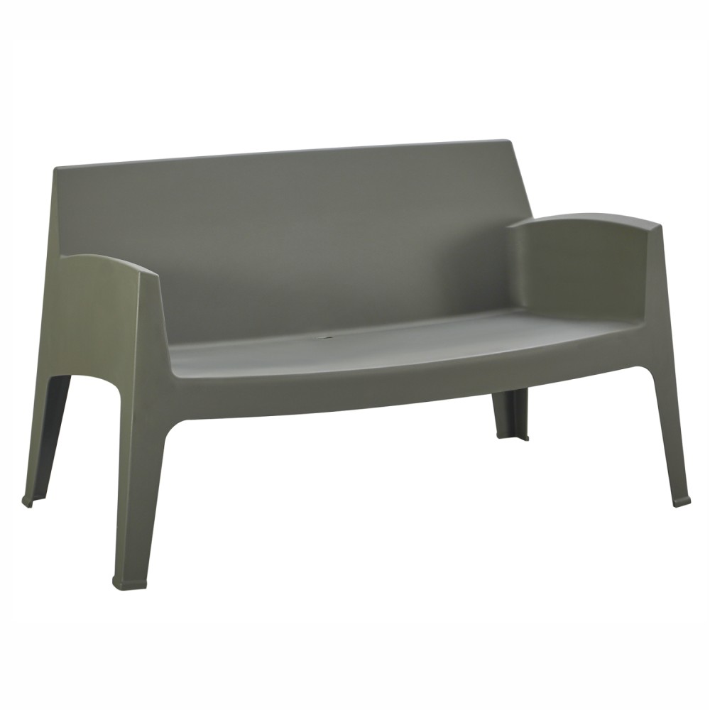 ΚΑΝΑΠΕΣ 2-ΘΕΣΙΟΣ ΠΟΛΥΠΡΟΠΥΛΕΝΙΟΥ SLEEK HM6366.05 ΧΡΩΜΑ DARK OLIVE 133x68x73Υεκ.