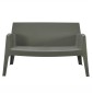 ΚΑΝΑΠΕΣ 2-ΘΕΣΙΟΣ ΠΟΛΥΠΡΟΠΥΛΕΝΙΟΥ SLEEK HM6366.05 ΧΡΩΜΑ DARK OLIVE 133x68x73Υεκ.