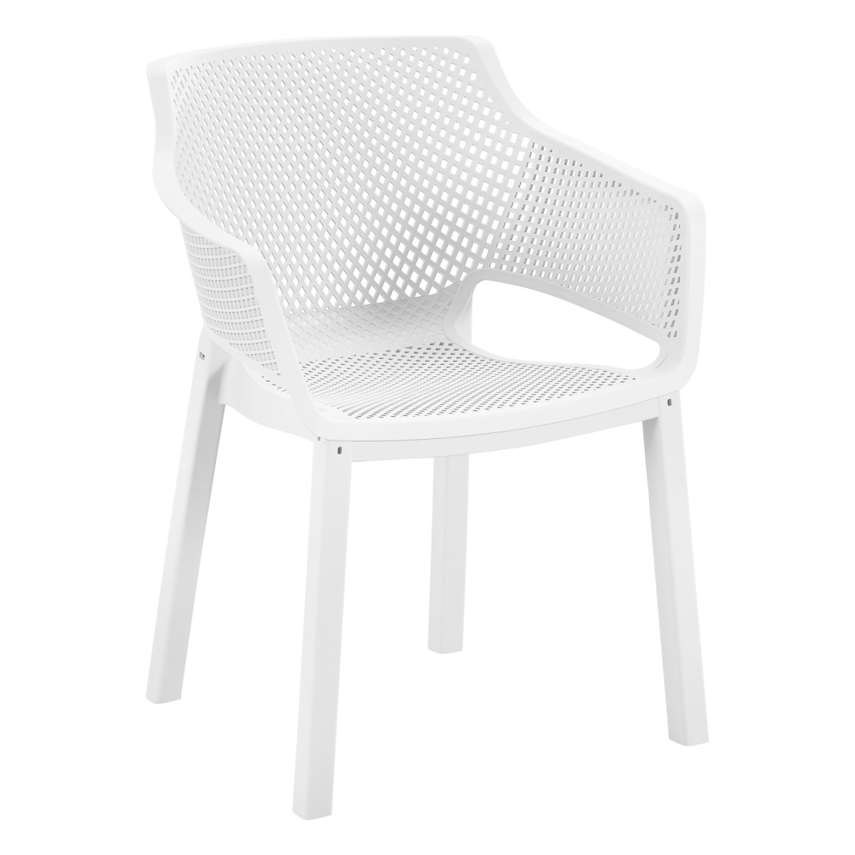 ΠΟΛΥΘΡΟΝΑ ΠΟΛΥΠΡΟΠΥΛΕΝΙΟΥ PEGGY HM6368.01 ΛΕΥΚΟ 60x55x79Υεκ