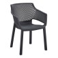 ΠΟΛΥΘΡΟΝΑ ΠΟΛΥΠΡΟΠΥΛΕΝΙΟΥ PEGGY HM6368.02 ΜΑΥΡΟ 60x55x79Υεκ