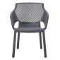 ΠΟΛΥΘΡΟΝΑ ΠΟΛΥΠΡΟΠΥΛΕΝΙΟΥ PEGGY HM6368.10 ΓΚΡΙ 60x55x79Υεκ