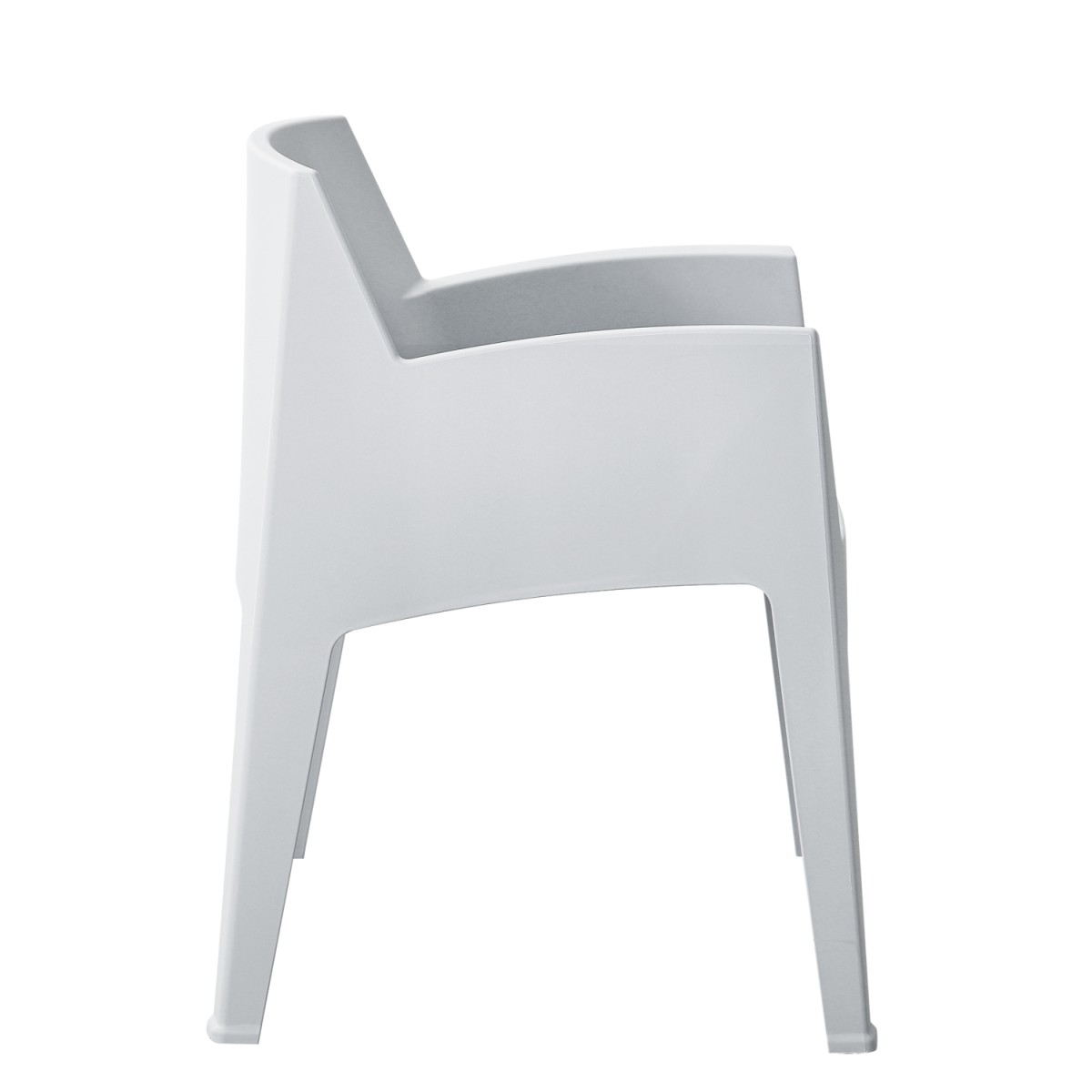 ΠΟΛΥΘΡΟΝΑ ΠΟΛΥΠΡΟΠΥΛΕΝΙΟΥ SLEEK HM6370.01 ΛΕΥΚΗ 68x63x82,5Υεκ.