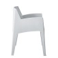 ΠΟΛΥΘΡΟΝΑ ΠΟΛΥΠΡΟΠΥΛΕΝΙΟΥ SLEEK HM6370.01 ΛΕΥΚΗ 68x63x82,5Υεκ.