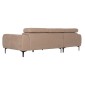 ΚΑΝΑΠΕΣ ΑΡΙΣΤΕΡΗ ΓΩΝΙΑ DIVYA HM3267.11L ΜΠΕΖ ΥΦΑΣΜΑ 260x100-174x104Υεκ.