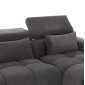 ΚΑΝΑΠΕΣ ΔΕΞΙΑ ΓΩΝΙΑ DIVYA HM3267.12R ΓΚΡΙ ΥΦΑΣΜΑ 260x100-174x104Υεκ.
