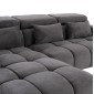 ΚΑΝΑΠΕΣ ΑΡΙΣΤΕΡΗ ΓΩΝΙΑ DIVYA HM3267.12L ΓΚΡΙ ΥΦΑΣΜΑ 260x100-174x104Υεκ.