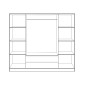 ΝΤΟΥΛΑΠΑ 4ΦΥΛΛΗ ΜΕ 2 ΣΥΡΤΑΡΙΑ AZALEA 200Χ180Χ55.5εκ HM353.02 SONAMA