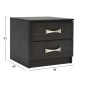 ΚΟΜΟΔΙΝΟ ΜΕ 2 ΣΥΡΤΑΡΙΑ ΚΑΙ ΧΕΡΟΥΛΙ ASHLYN HM2235.01 ZEBRANO 48x40x42Yεκ.