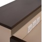 ΓΡΑΦΕΙΟ ΥΠΟΔΟΧΗΣ DALTON 240X82 WENGE ΜΠΕΖ HM2068.01 240x82x105cm