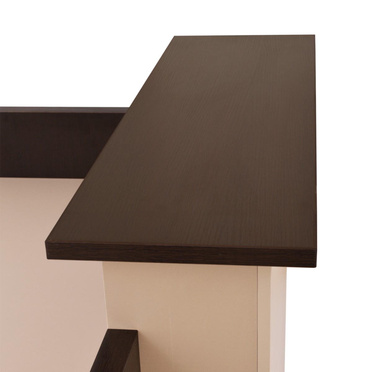 ΓΡΑΦΕΙΟ ΥΠΟΔΟΧΗΣ DALTON 240X82 WENGE ΜΠΕΖ HM2068.01 240x82x105cm