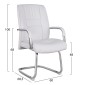 ΚΑΡΕΚΛΑ QUERIDA HM1107.02 ΣΕ ΧΡΩΜΑ ΛΕΥΚΟ 58x72x98cm