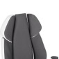 ΠΟΛΥΘΡΟΝΑ ZAHARA HM1102 ΣΕ ΓΚΡΙ ΧΡΩΜΑ 63x64x107cm