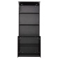 ΒΙΒΛΙΟΘΗΚΗ ΓΡΑΦΕΙΟΥ ΕΠΑΓΓΕΛΜΑΤΙΚΗ ROSEWOOD HM2089 80Χ40Χ200Υ εκ.