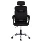 ΚΑΡΕΚΛΑ ΓΡΑΦΕΙΟΥ CRONER HM1196.01 ΜΑΥΡΟ MESH-ΜΕΤΑΛ.ΒΑΣΗ 58x99x120Υεκ.