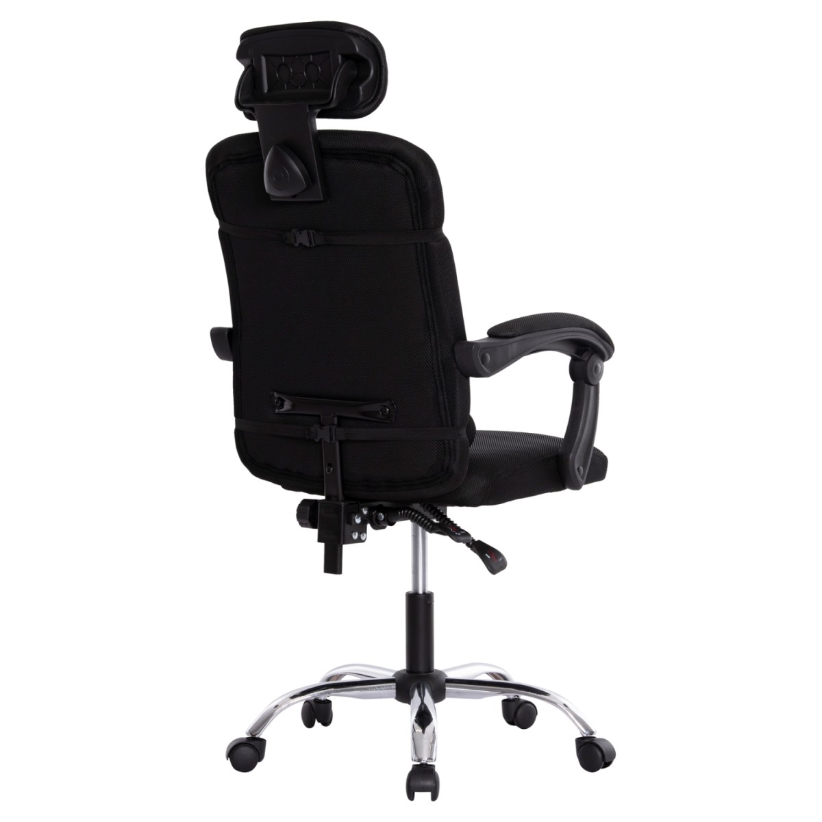 ΚΑΡΕΚΛΑ ΓΡΑΦΕΙΟΥ CRONER HM1196.01 ΜΑΥΡΟ MESH-ΜΕΤΑΛ.ΒΑΣΗ 58x99x120Υεκ.