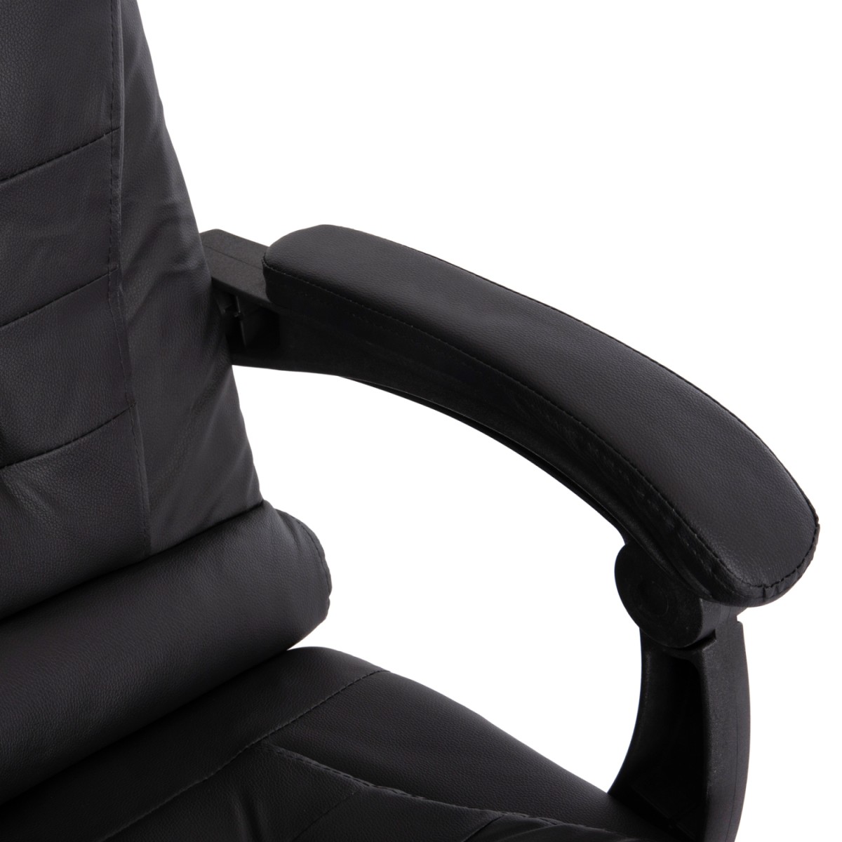 ΚΑΡΕΚΛΑ ΓΡΑΦΕΙΟΥ LAGOM HM1198 ΜΑΥΡO PVC-ΜΕΤΑΛ.ΒΑΣΗ-ΜΑΥΡΟΣ ΣΚΕΛΕΤΟΣ 60x70x104Υεκ