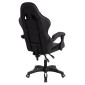 ΠΟΛΥΘΡΟΝΑ GAMING DARREN HM1203.04 ΜΑΥΡΟ-ΛΕΥΚΟ PVC 58.5x100x120Υεκ.