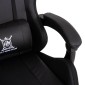 ΠΟΛΥΘΡΟΝΑ GAMING DARREN HM1203.04 ΜΑΥΡΟ-ΛΕΥΚΟ PVC 58.5x100x120Υεκ.